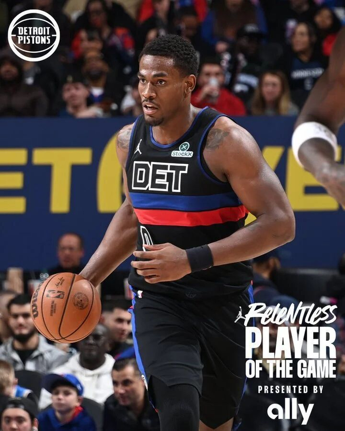 杰伦-杜伦率活塞登顶东部 抗住坎宁安伤缺扛起复