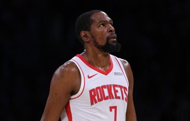 杜兰特复出状态低迷 火箭客场负湖人系列赛0-2落